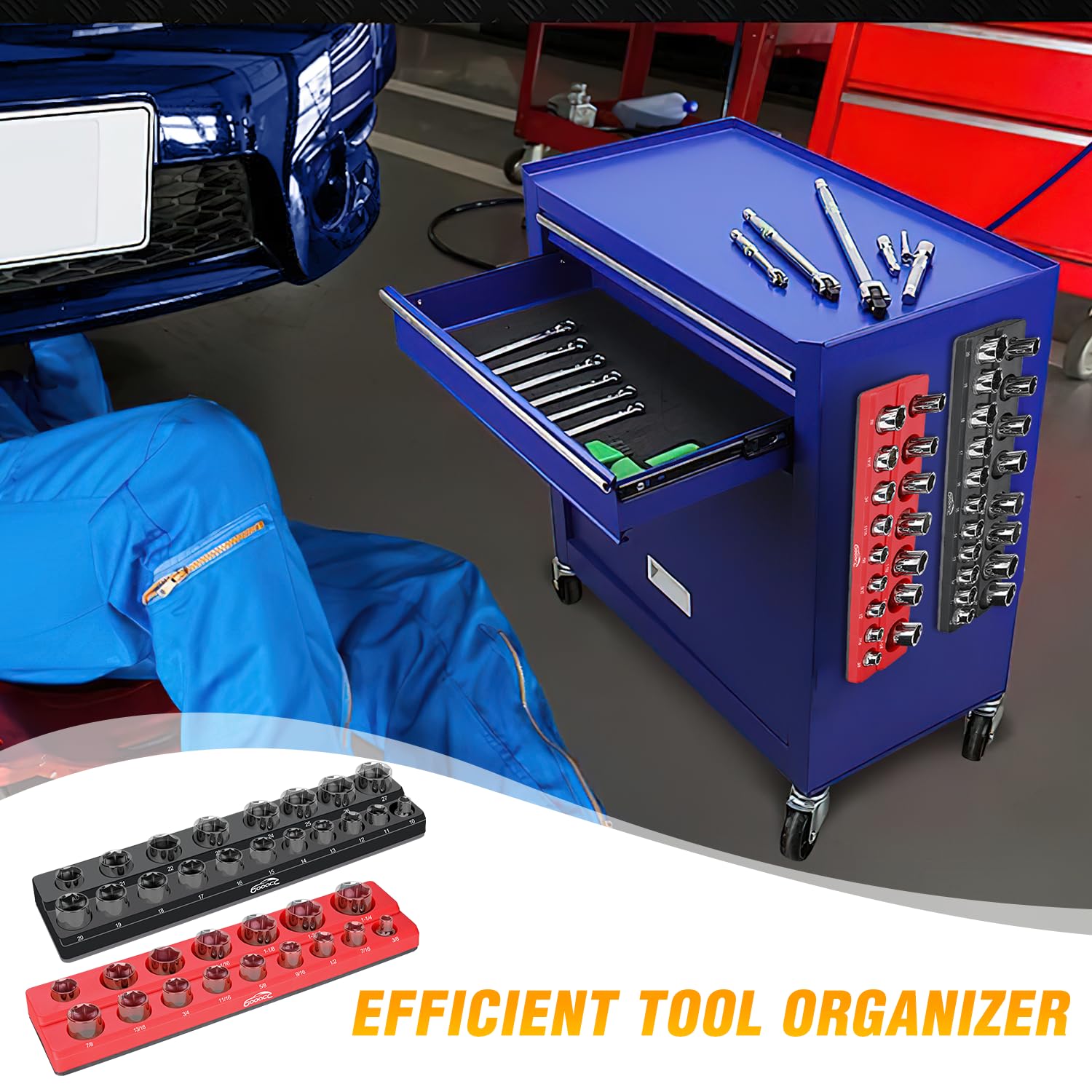 GOOACC magnetics aid quick tool access.