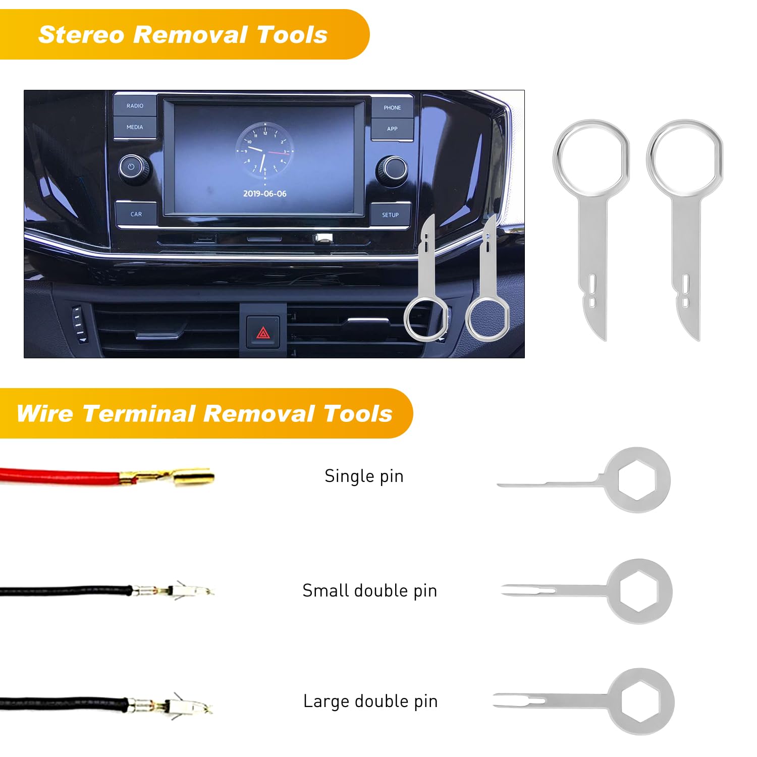 GOOACC nylon material tools deliver durable, non-scratch prying for longer-lasting use.