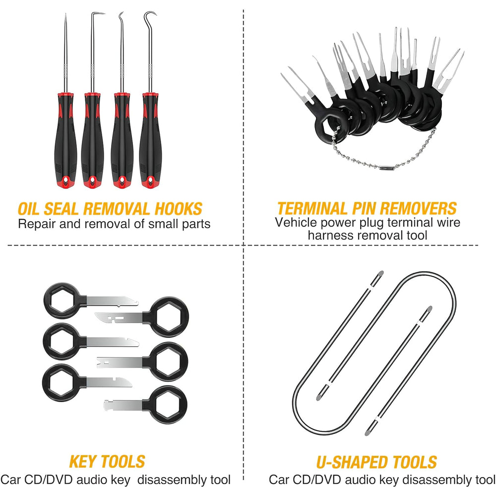 GOOACC stereo removal tools help safe radio removal and installation.