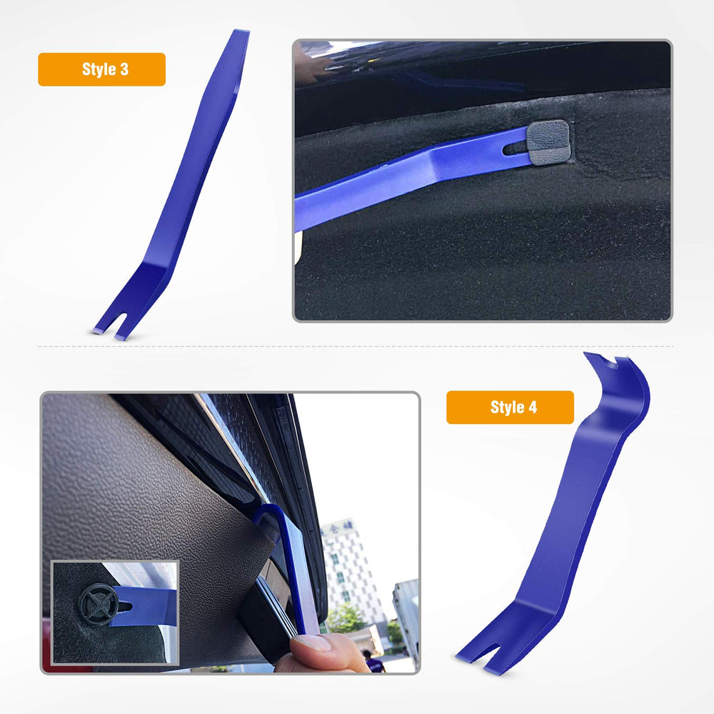 GOOACC tool prying dashboard panel for audio install without damage