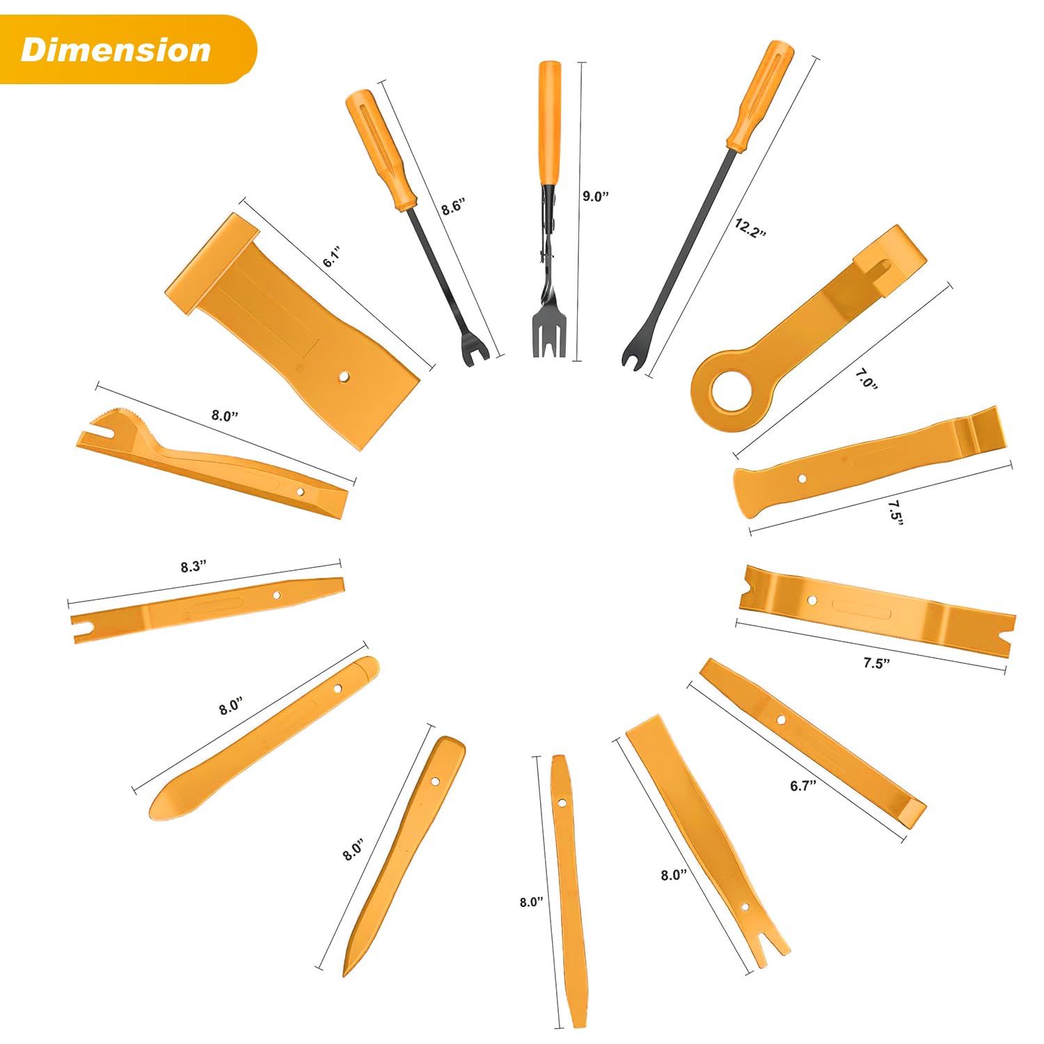 GOOACC trim clip removal pliers for safe clip extraction