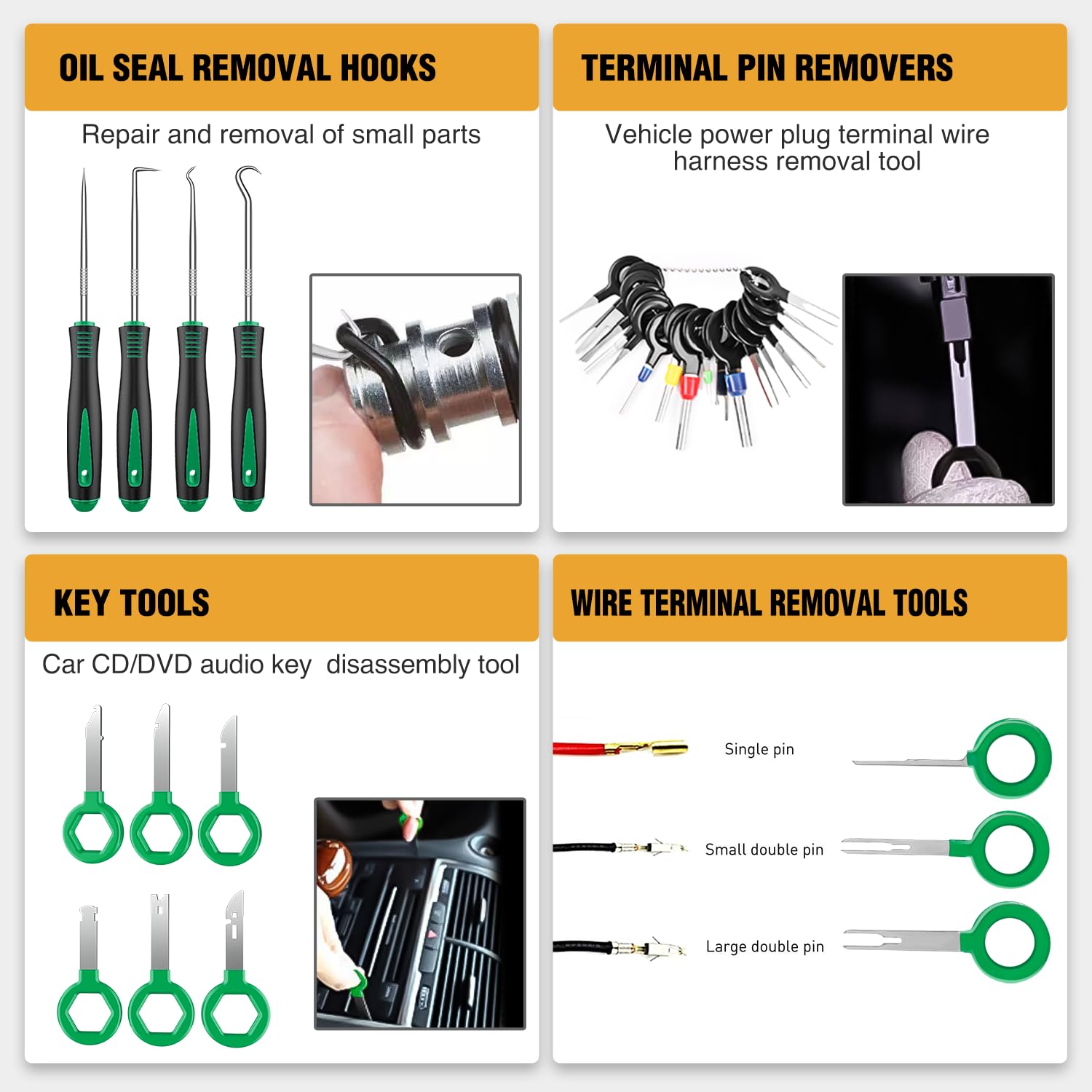 GOOACC trim removal tools kit for dashboards and moldings