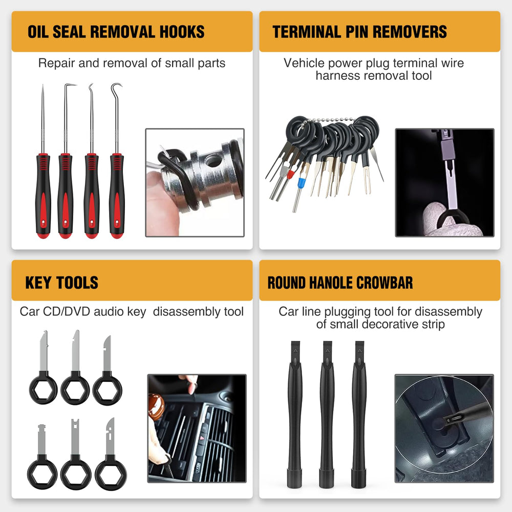 GOOACC U-shaped removal tools for trim clips.