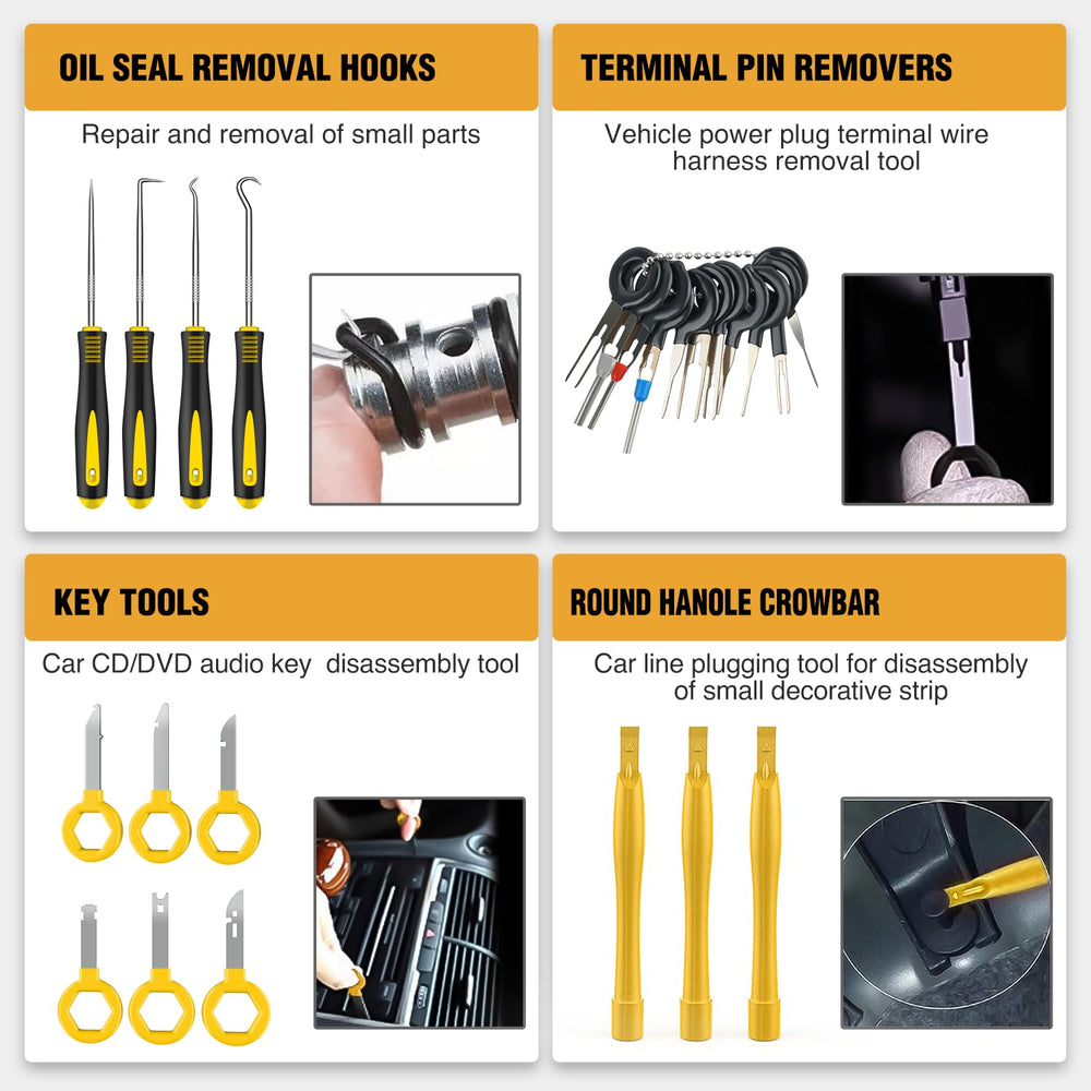 GOOACC U-shaped removal tools for stubborn trim and fasteners