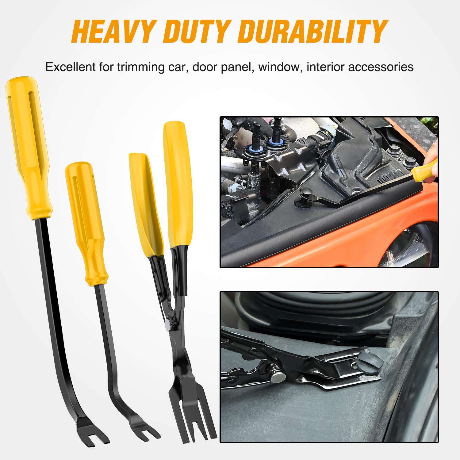 GOOACC upgraded nylon tools offer durable, non-toxic trim removal for repeated use