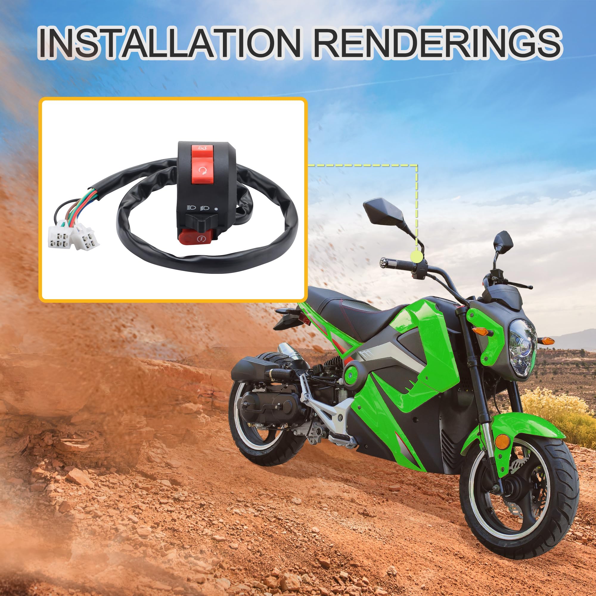 GOOFIT dual-plug assembly ensures secure connections during rides.