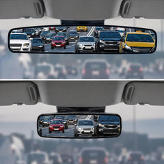 Goodyear 17-inch panoramic rear view mirror with wider visibility for safer driving