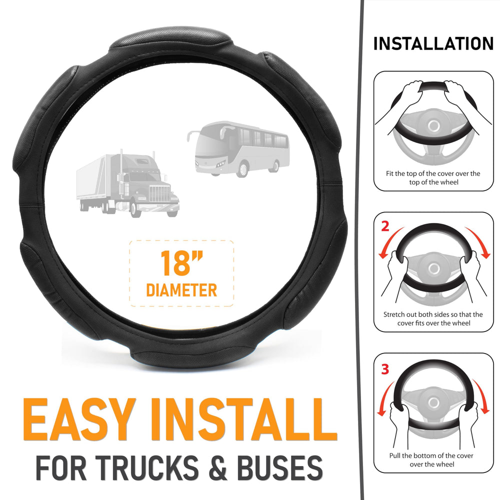 Goodyear easy slip-on installation for 18-inch trucks and buses.