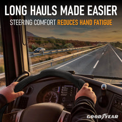 Goodyear heavy-duty steering cover built for daily commercial use.