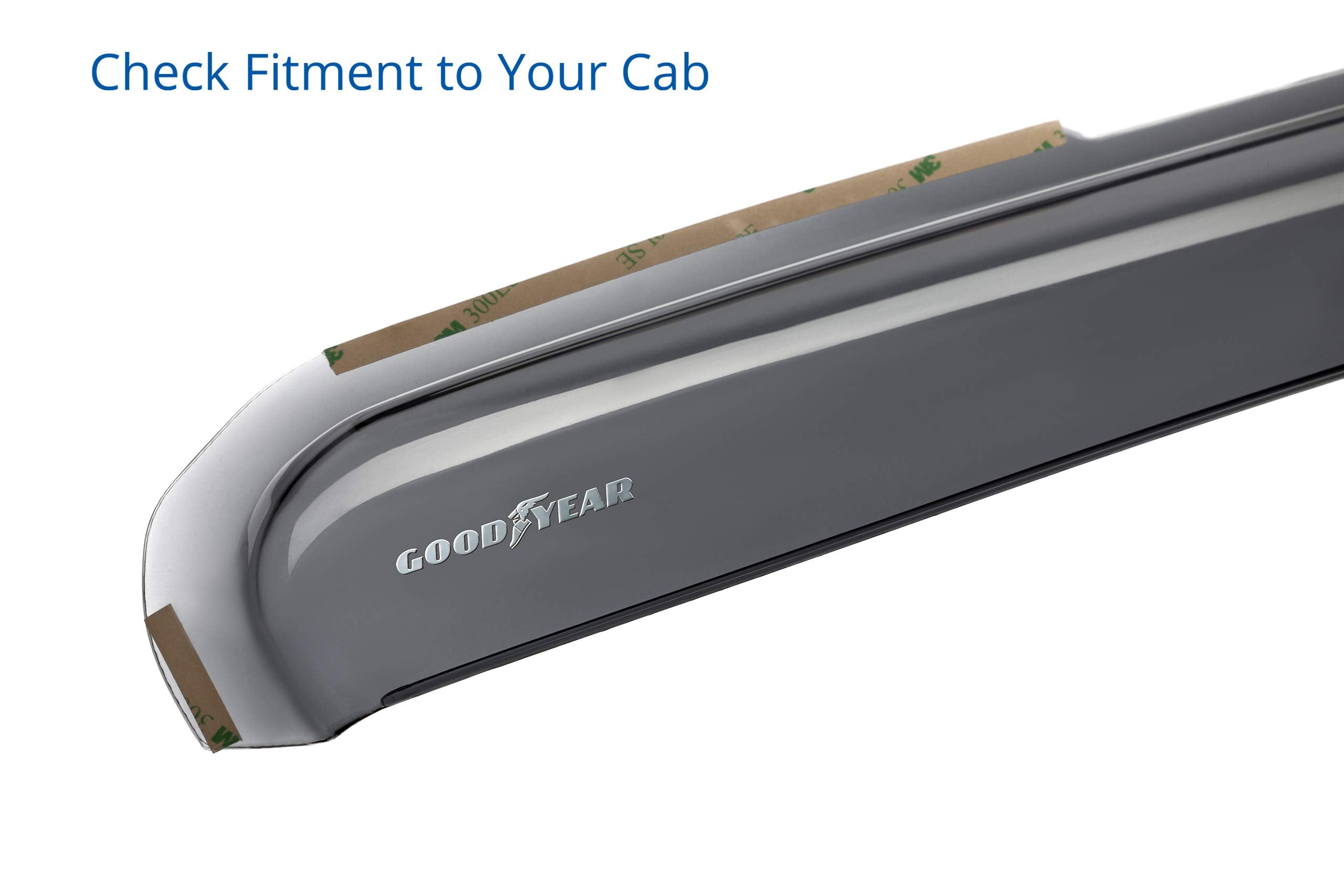 Goodyear license plate frames included with the set