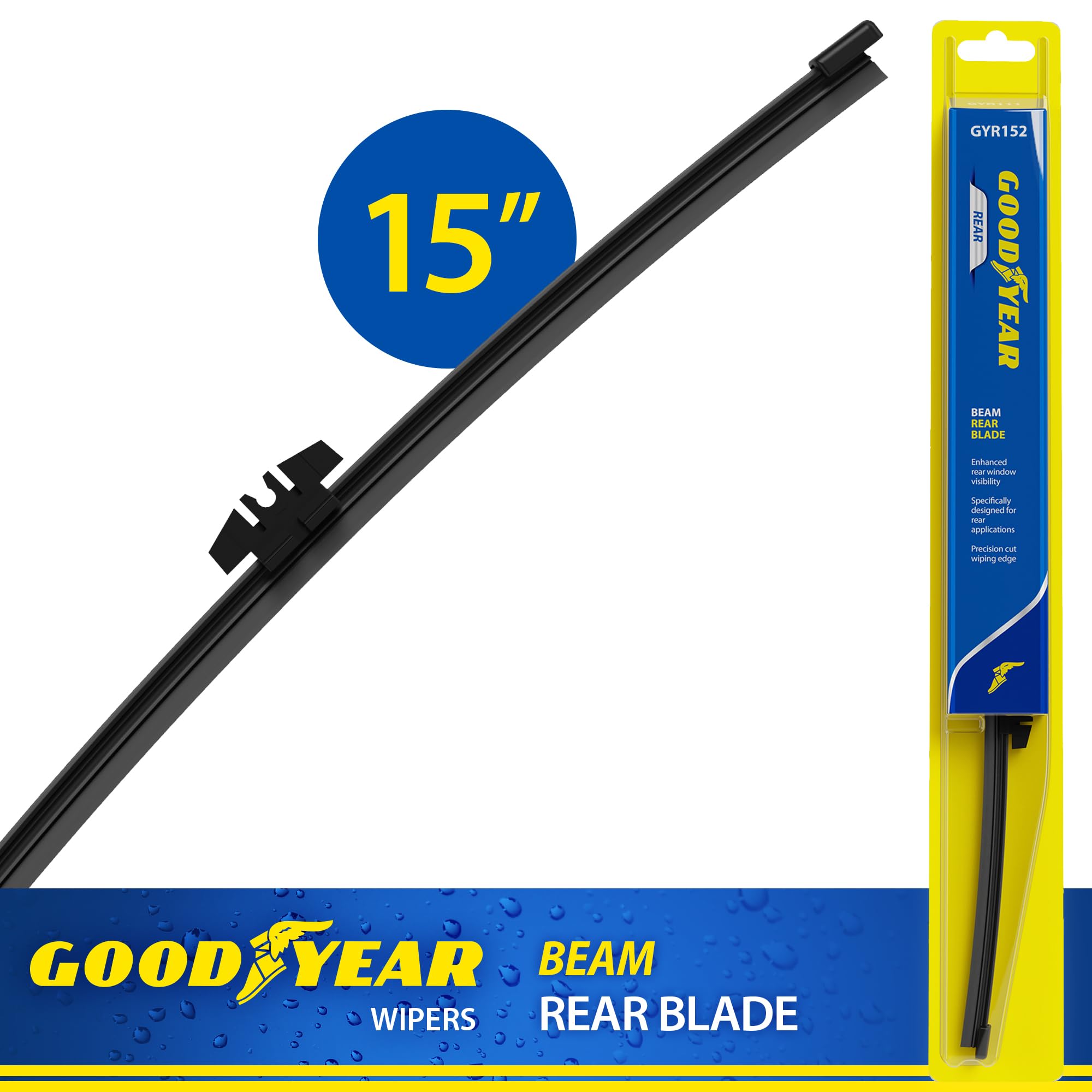 Goodyear rear wiper blade replacement in original style for easy swap