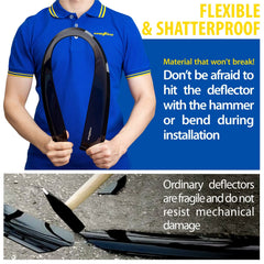 Goodyear Rav4 rear-right deflector helps keep interior dry