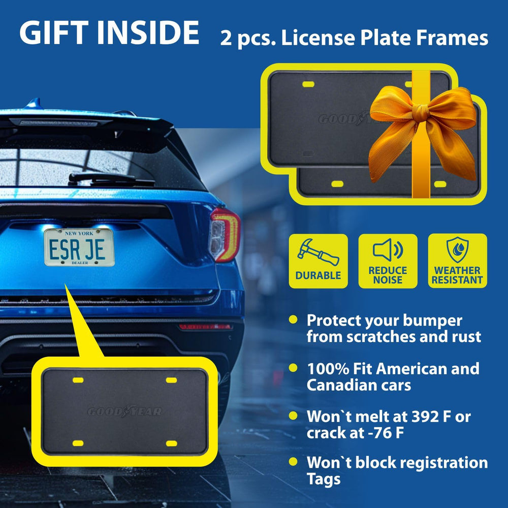 Goodyear packaging with mounting tools and setup kit