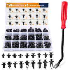 GOOACC 190pcs car retainer clips kit for fast panel repair.