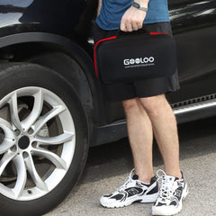 GOOLOO Eva protection case with non-slip handle for easy carrying.