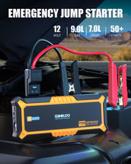 GOOLOO GP3000 smart jumper cable with durable clamps for safe use