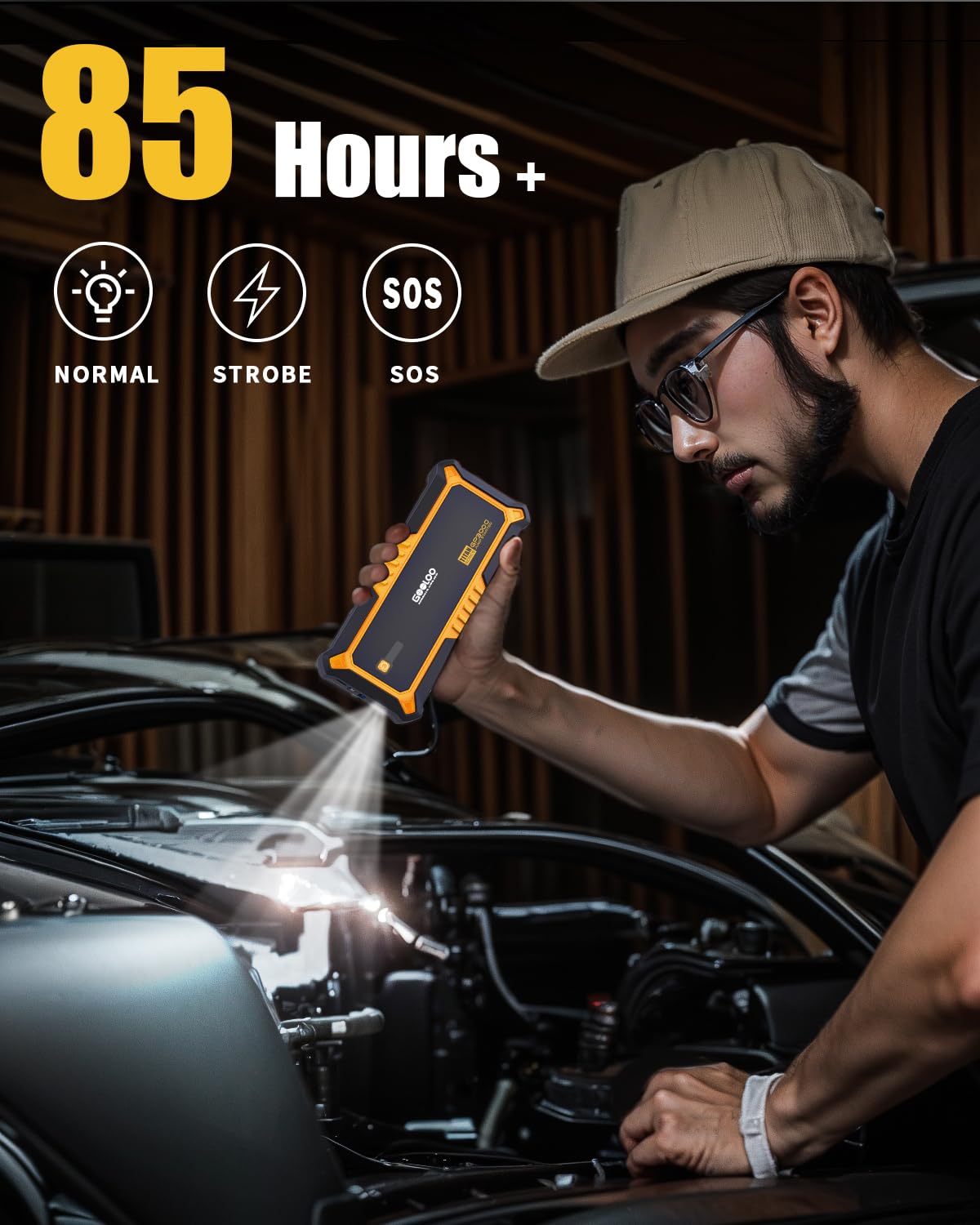 GOOLOO GP3000 USB outputs enable portable device charging