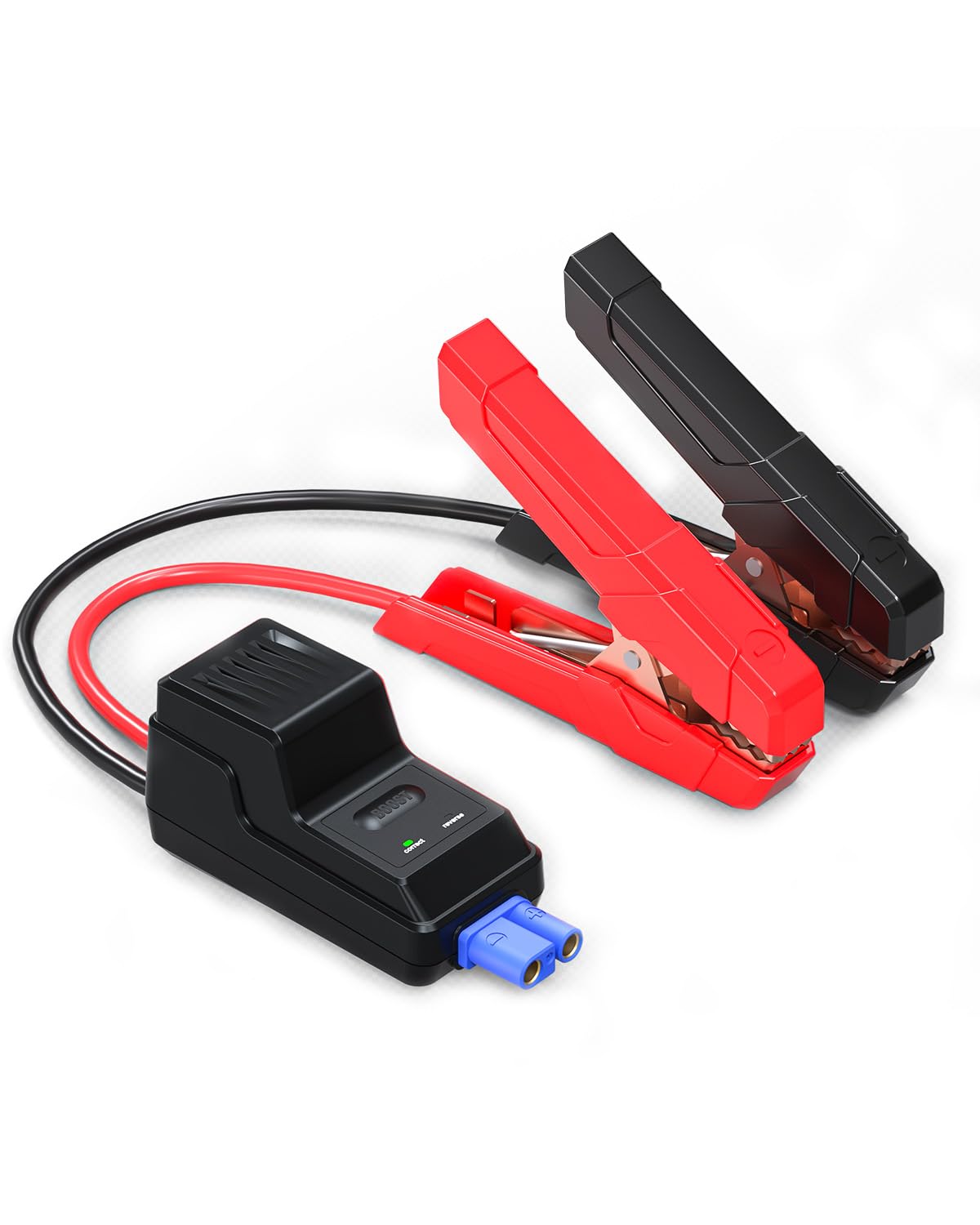 GOOLOO heavy-duty jump starter cable clamps for a secure, reliable connection.