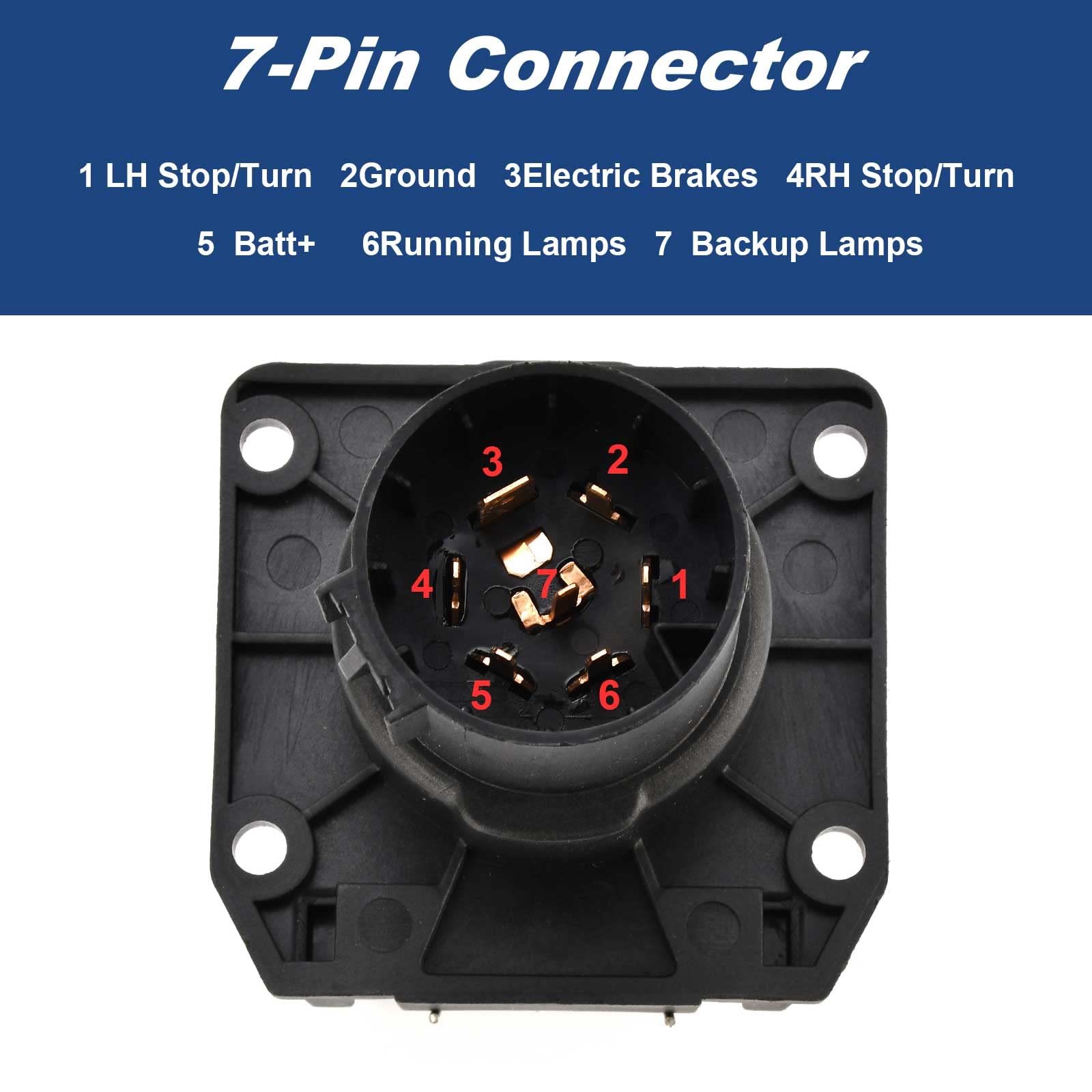 Goopool 55243 7-pin harness on Ford F-550 enabling trailer signals