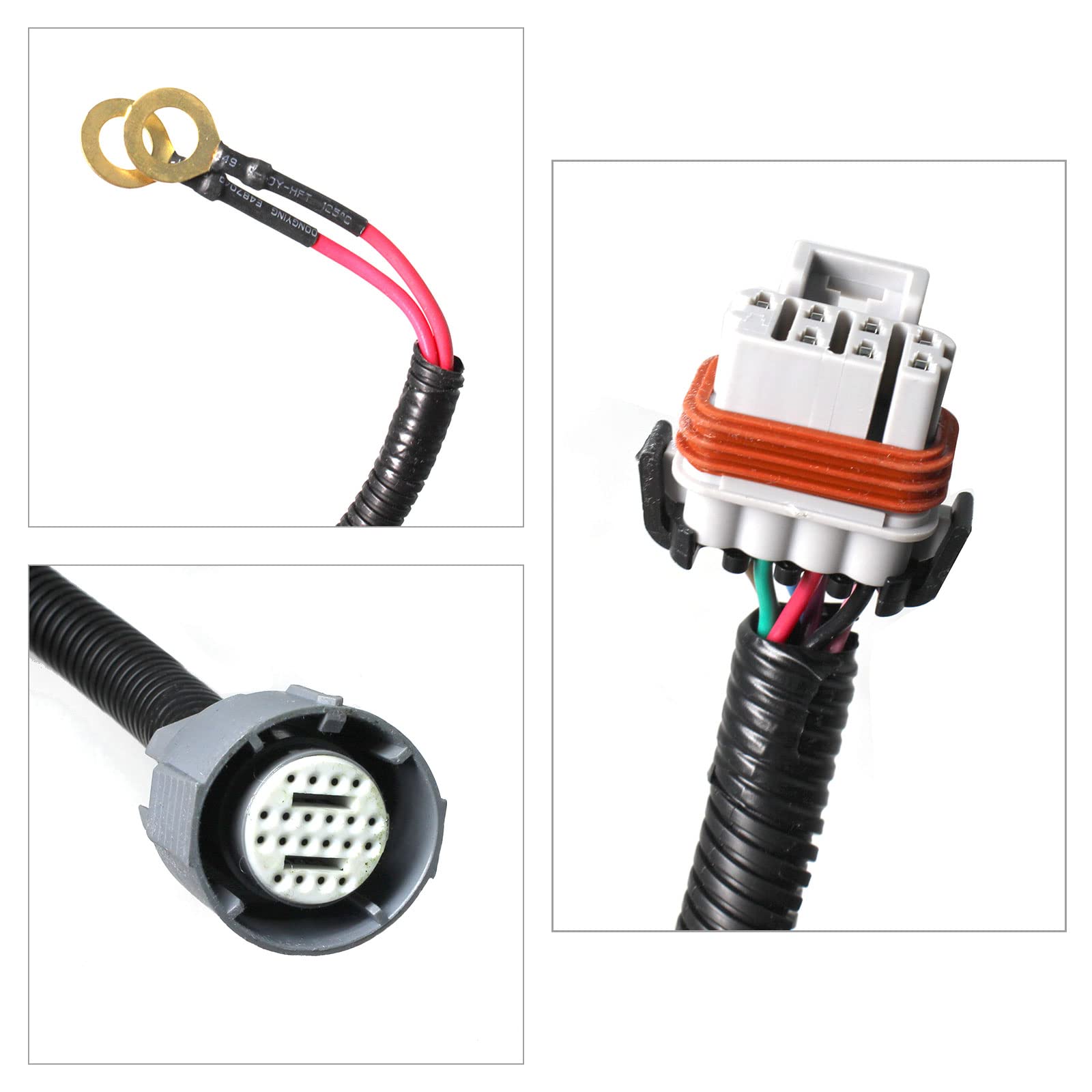 Goopool LS1 harness plugs include DLC port and diagnostic connections.