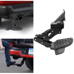Goopool rear bed step highlights a secure mounting design for sturdy use.