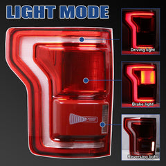 Goopool tail light for 2015-2017 F-150 left side enables plug-and-play replacement.