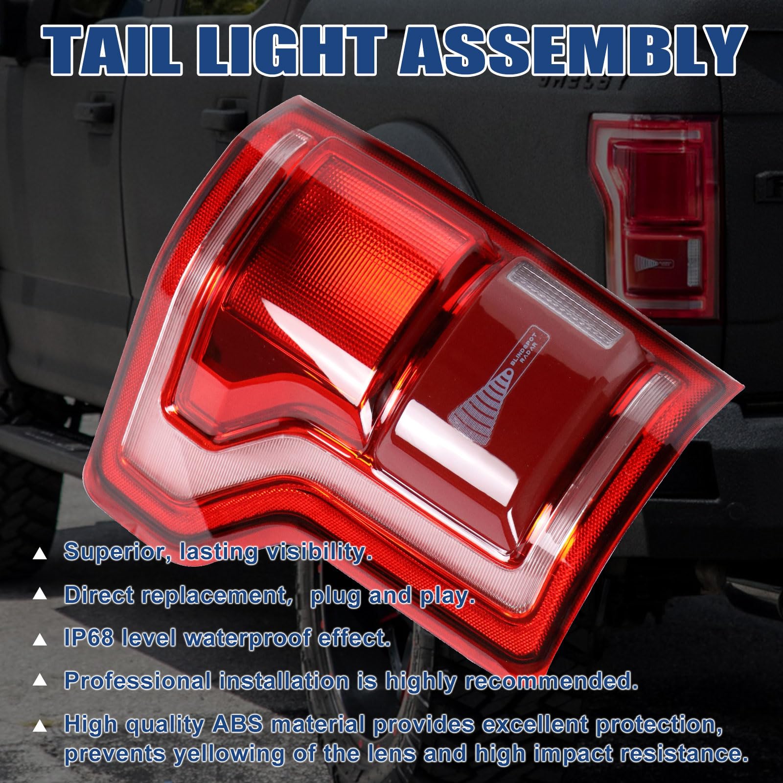 Goopool tail light for Platinum models left side offers a confident upgrade.
