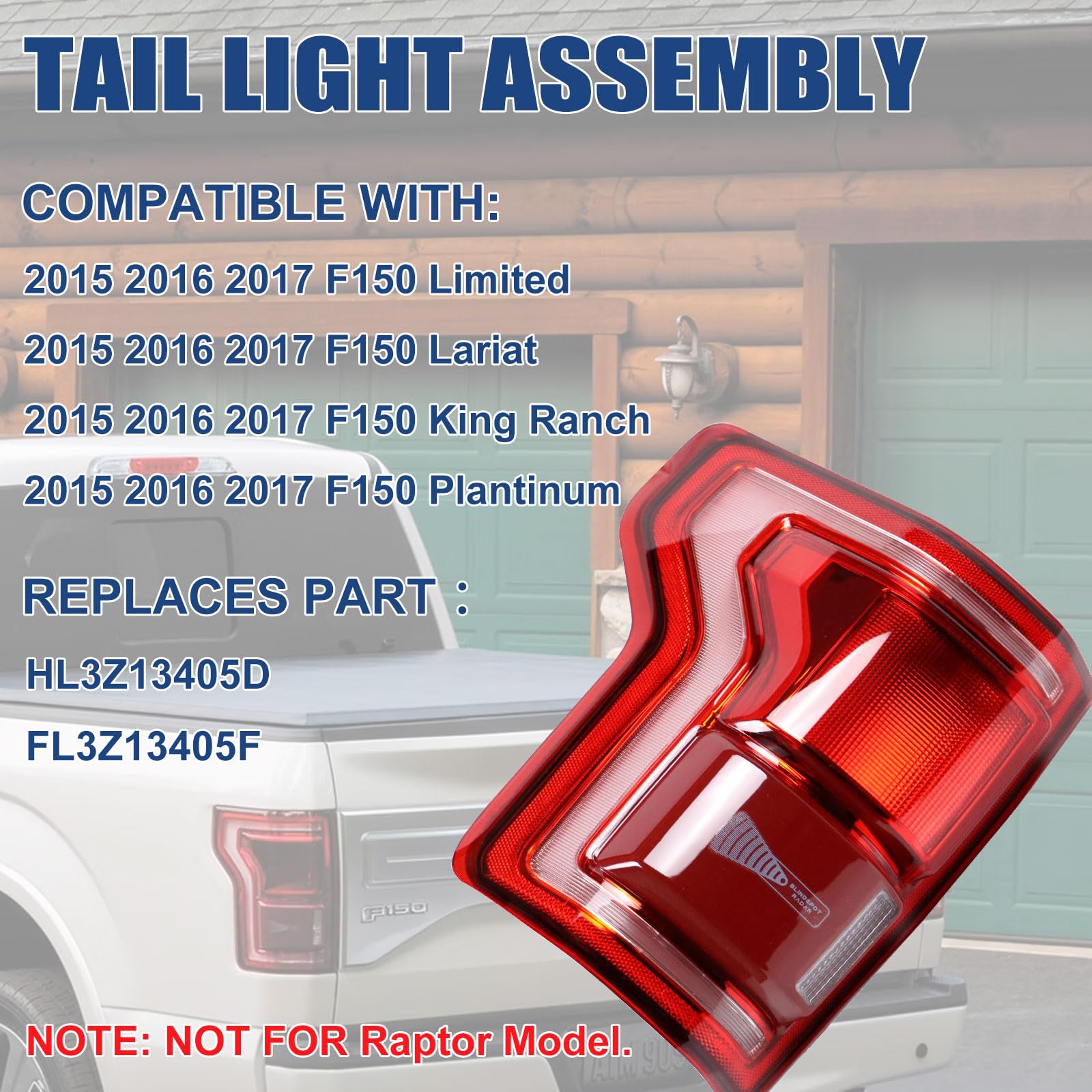 Goopool tail light rear left lamp improves nighttime signaling and durability.