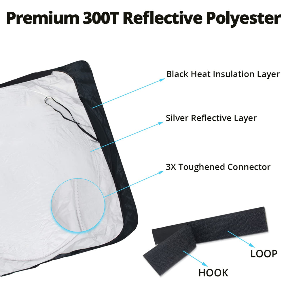 GOOSLA Velcro design enables quick, tool-free installation.