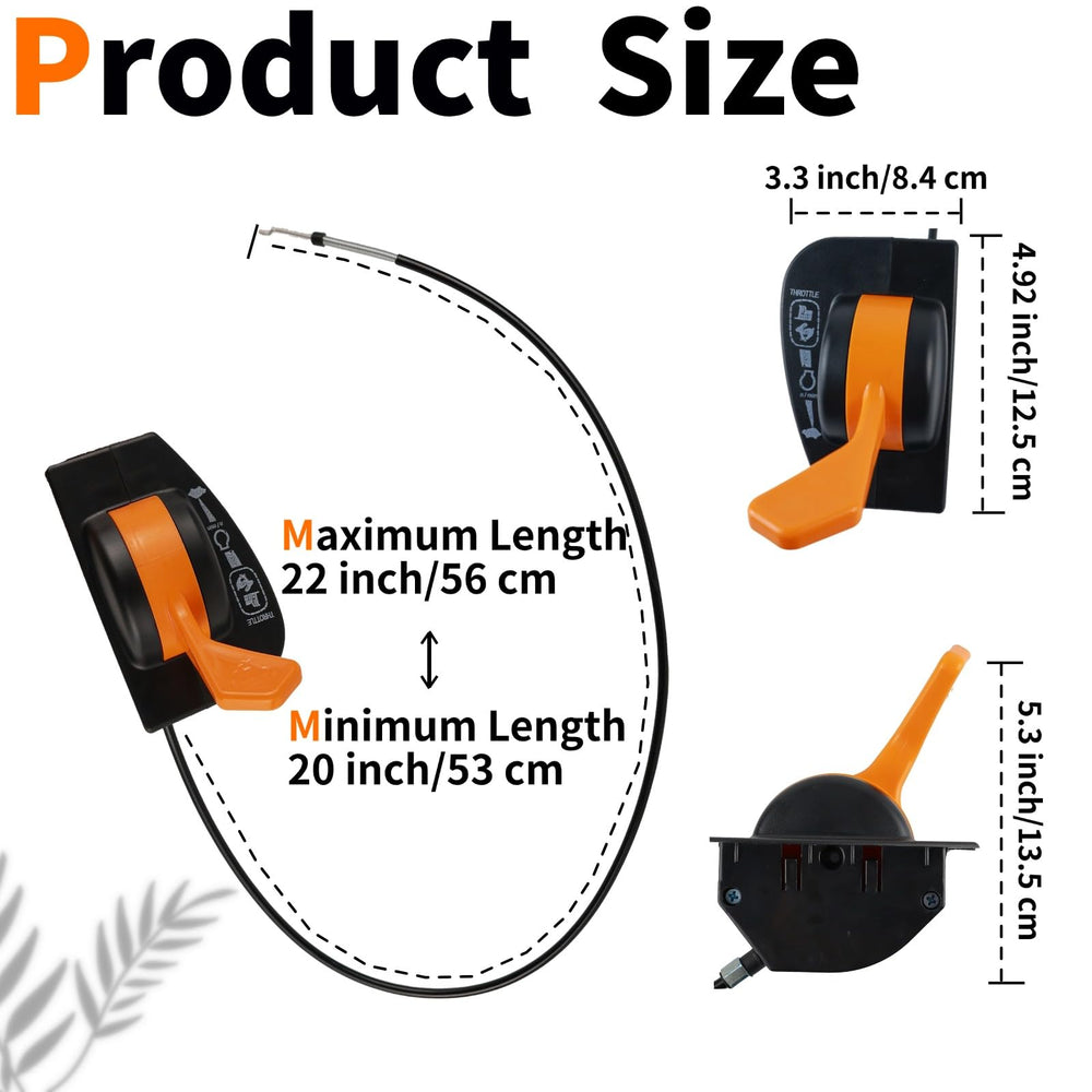Gopupu throttle-choke cable for X105 and X115R provides snug fit and easy replacement