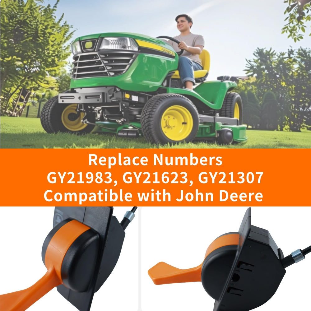 Gopupu throttle-choke cable for X125 and X145 ensures obstruction-free throttle control during mowing