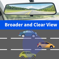 Gopupu universal-fit replacement mirror demonstrating broad compatibility across car models.