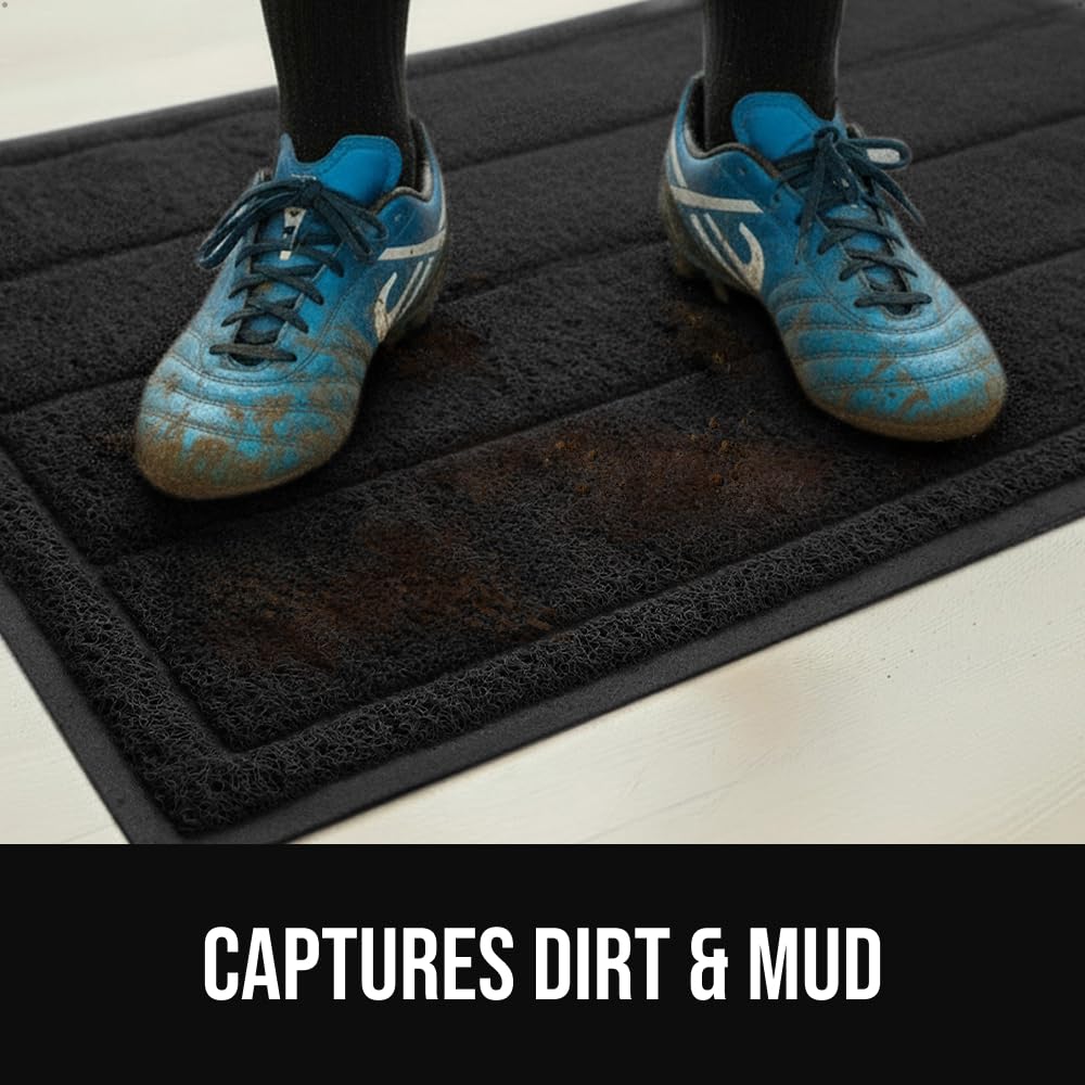 Gorilla Grip mat is easy to clean and maintain