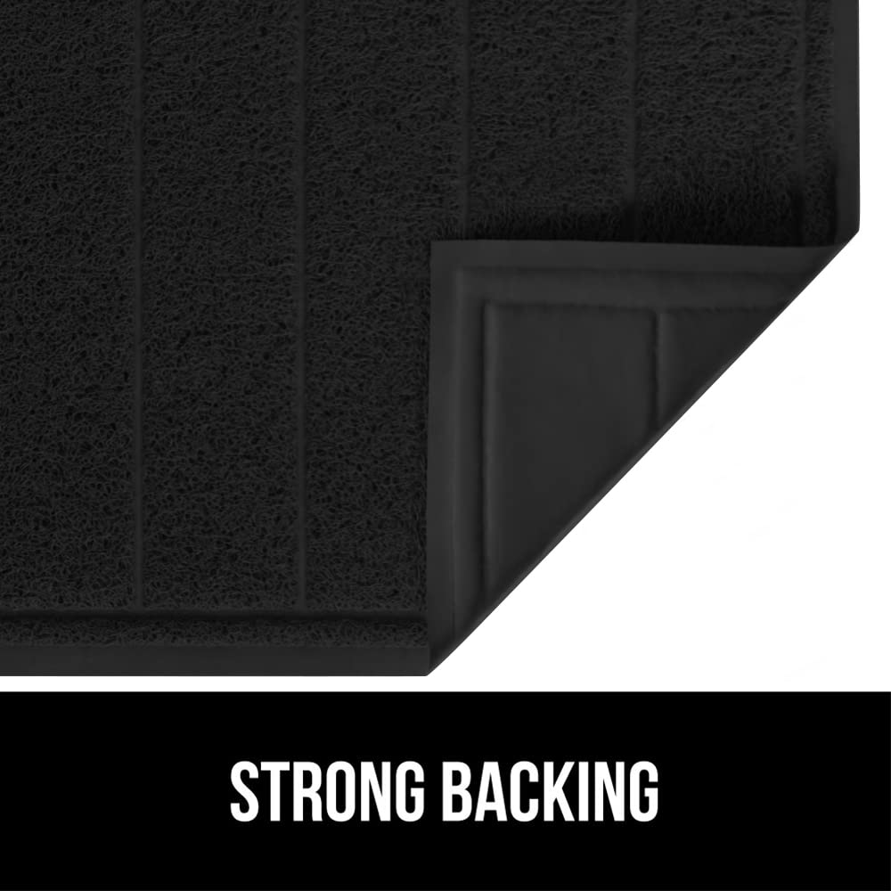 Gorilla Grip mat resists staining and fading in outdoor conditions