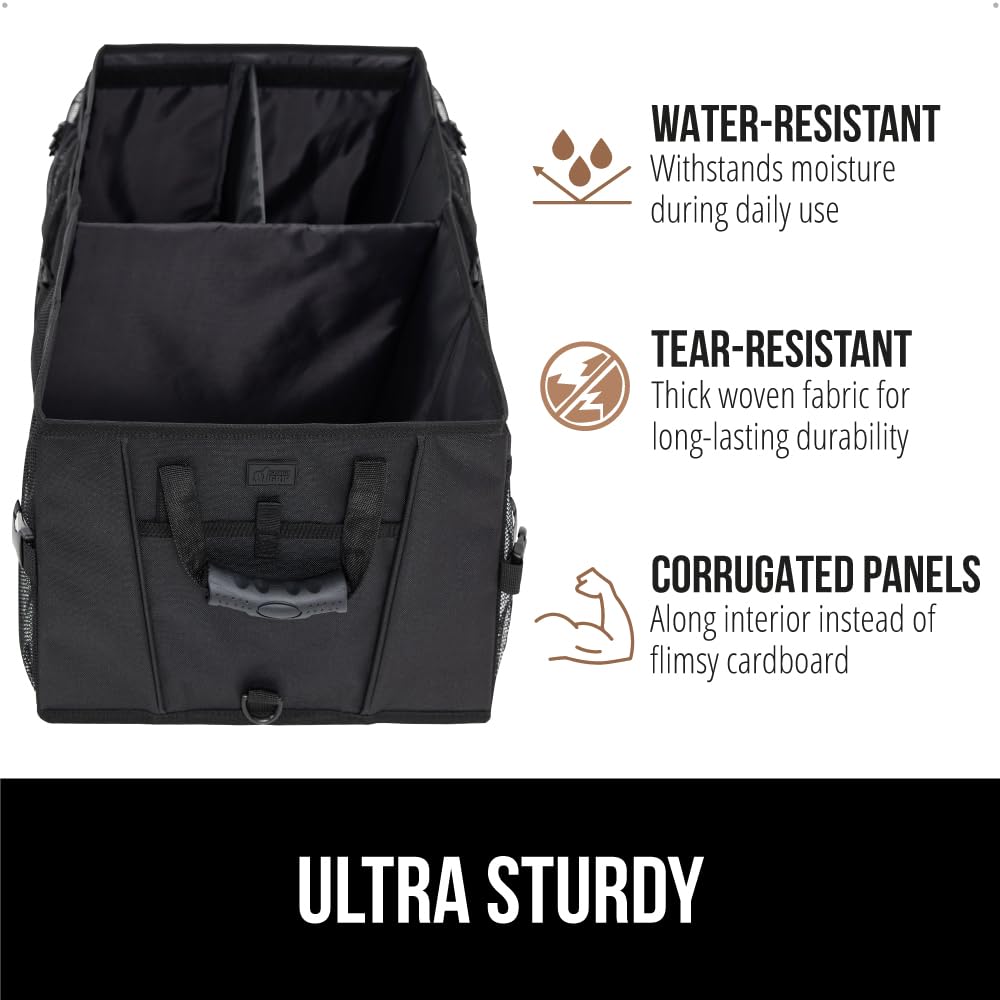GORILLA GRIP folds flat for compact trunk storage when not in use