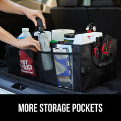 GORILLA GRIP trunk organizer non-slip feet reduce sliding during driving