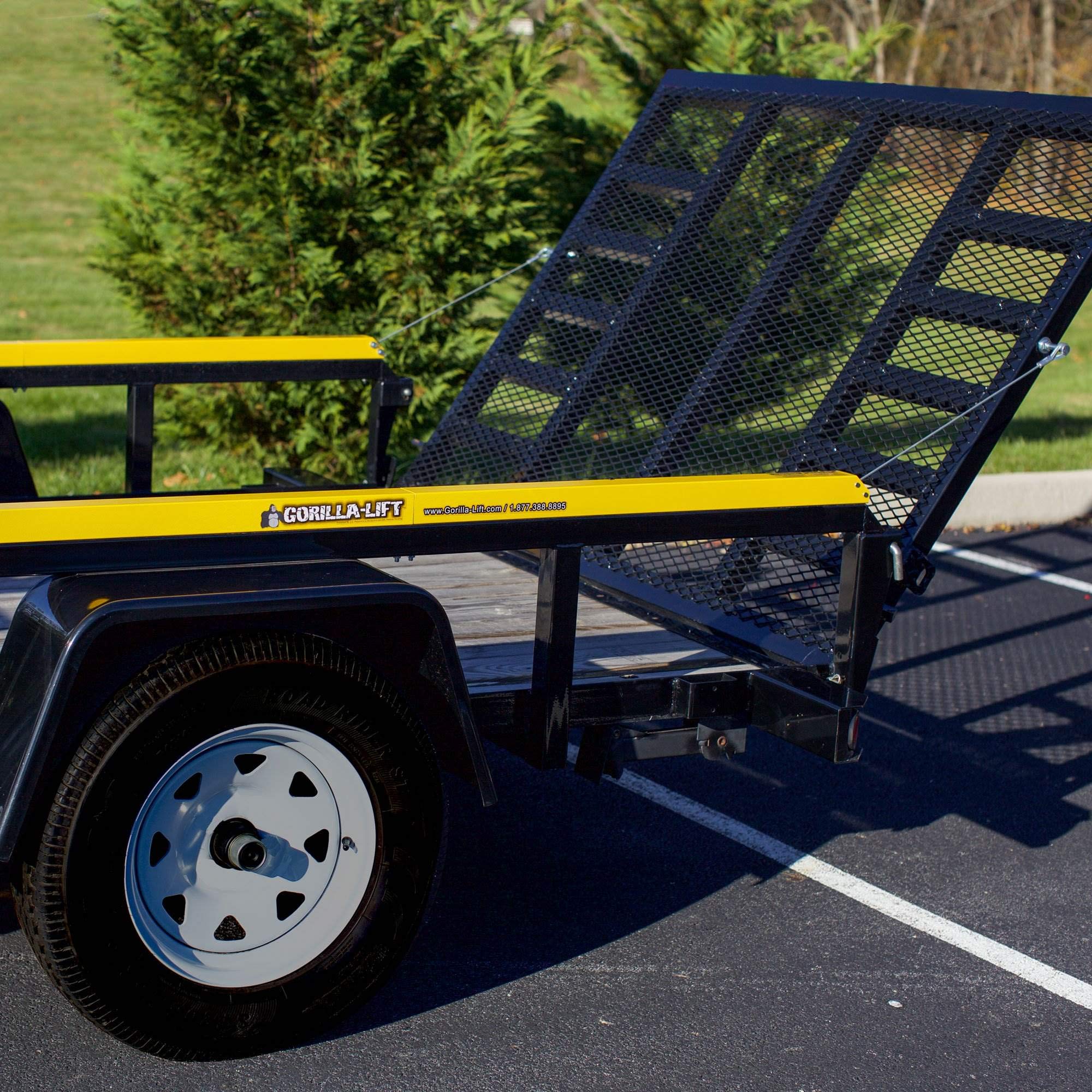 GORILLA-LIFT adjustable-tailgate: adaptable for various tailgate weights and sizes.