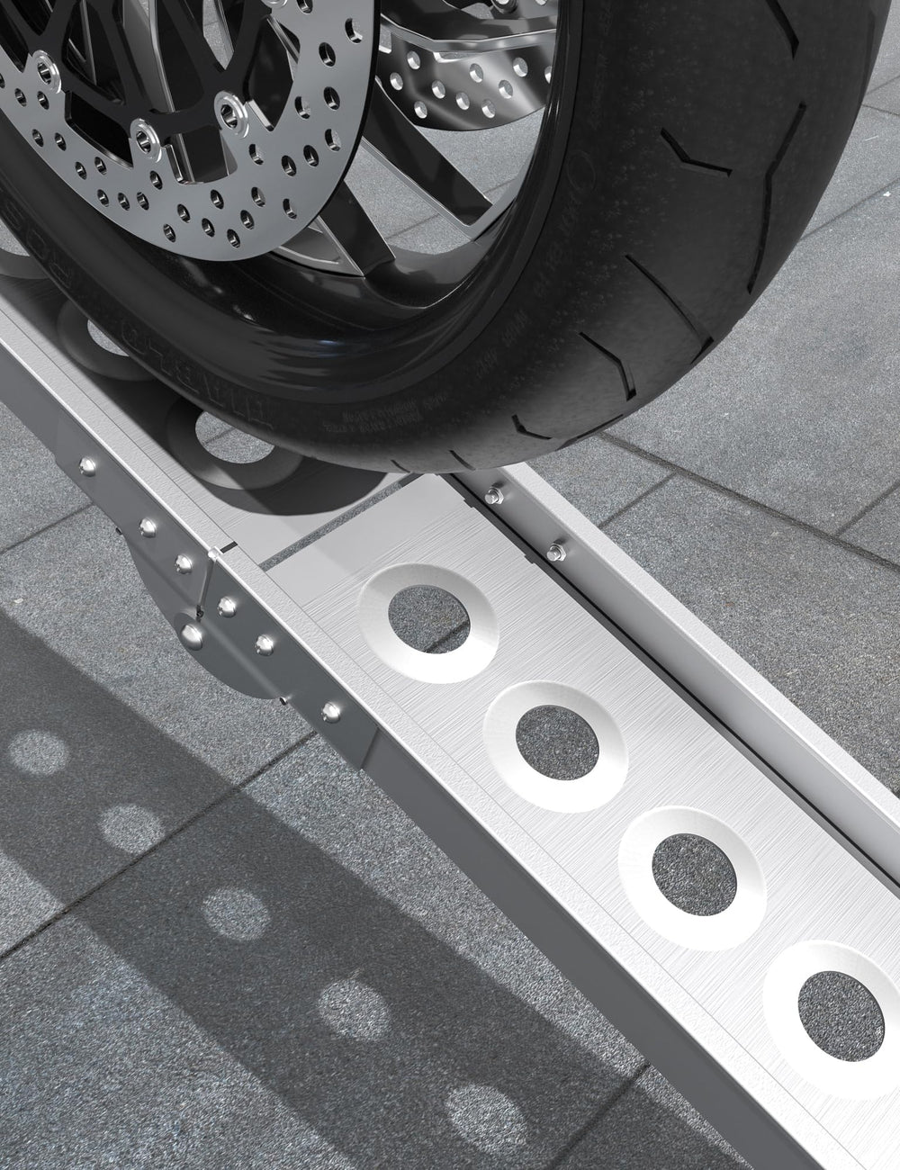 Gorkett lawn mower ramps set includes gloves for safer handling.