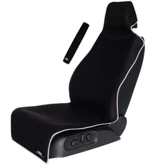 Gorla Gear black universal-fit waterproof seat cover protects leather and cloth interiors
