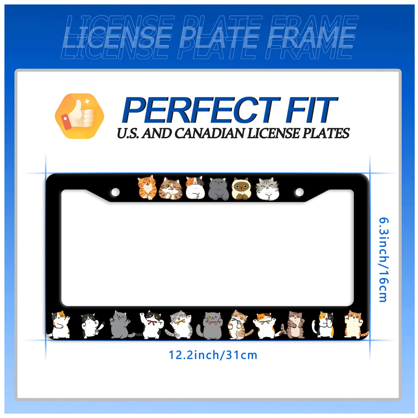 GORSNKYE non-blocking frame helps keep visibility and reduces glare on the road.