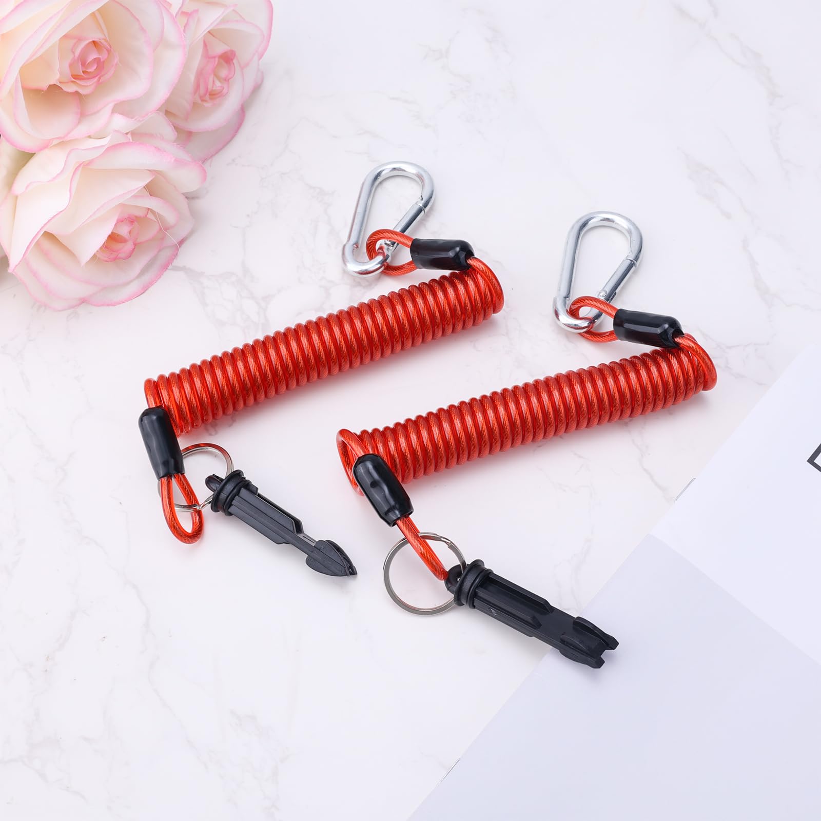 Gosknor 6ft heavy-duty towing wire for reliable breakaway protection.