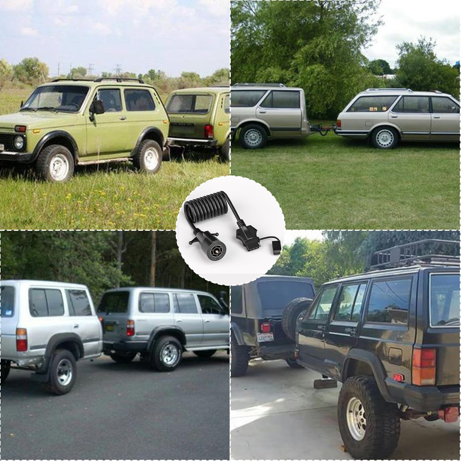 Goupchn single-pack trailer adapter ready for towing setups