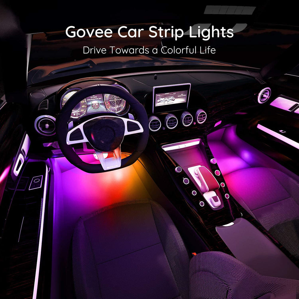 Govee car lights sync to music for dynamic driving ambiance