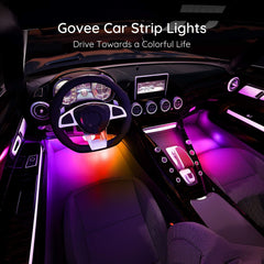 Govee car lights sync to music for dynamic driving ambiance