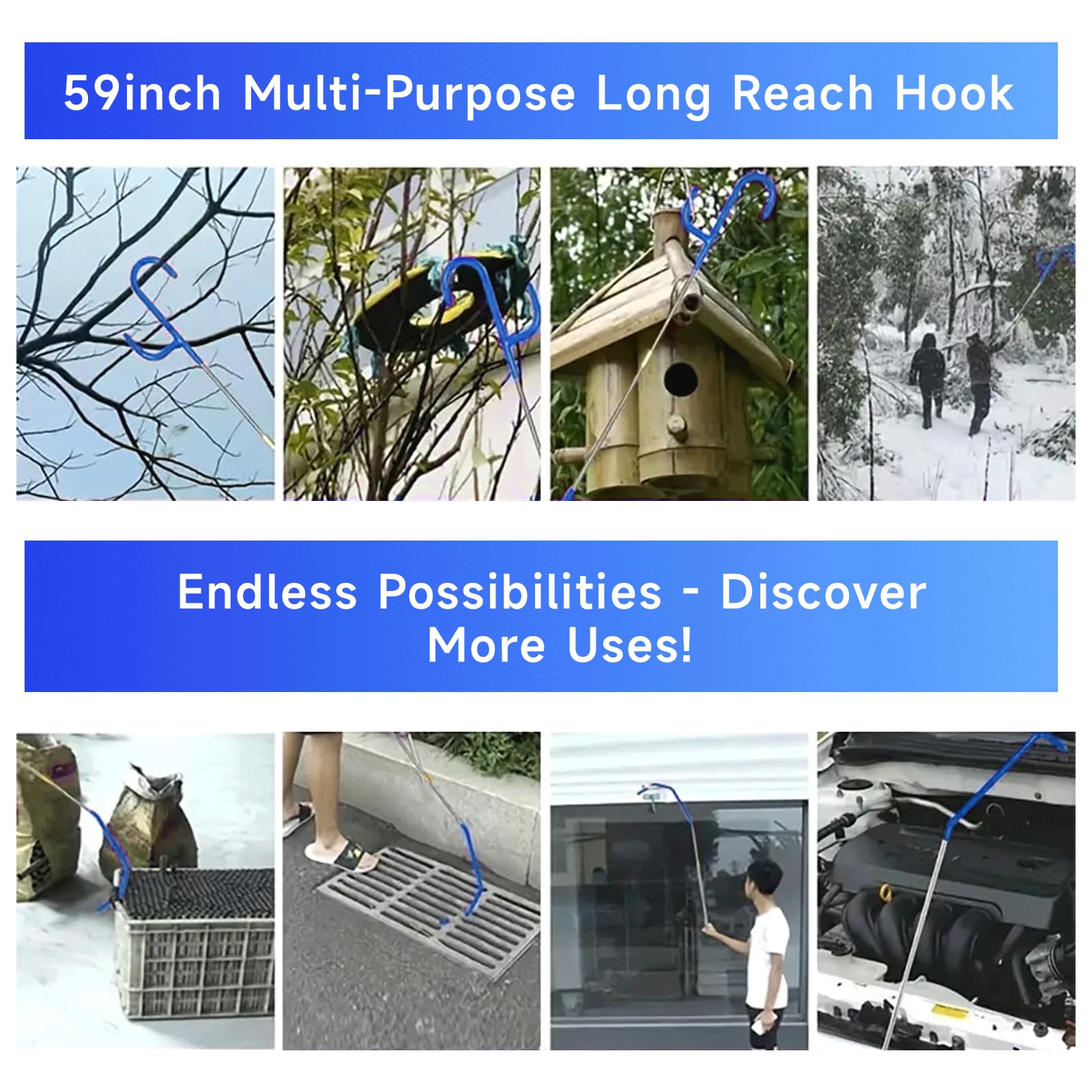 GPANDAG 59inch long reach kit enables hard-to-reach repairs with ease.