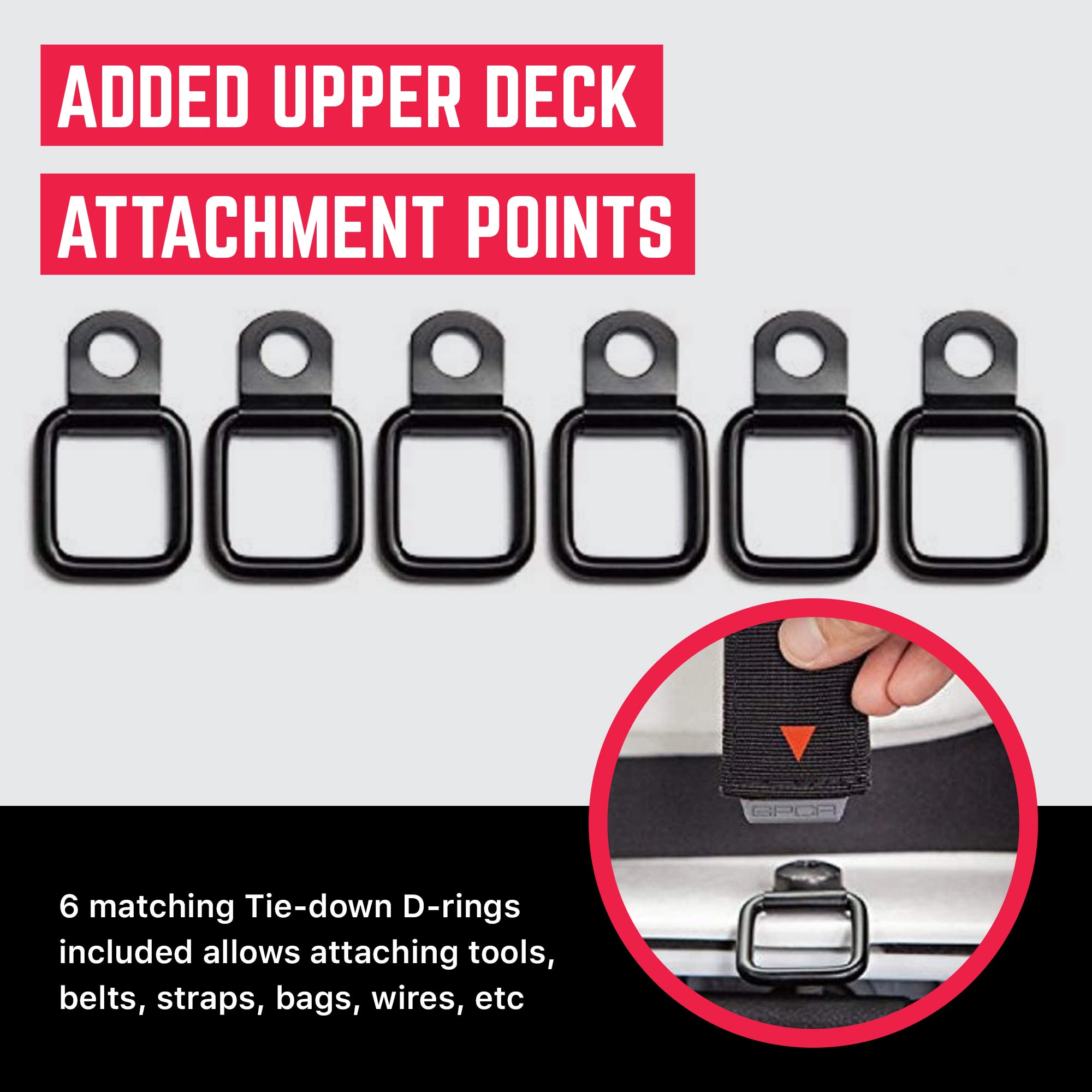 GPCA Cargo Cover Lite keeps the trunk organized and items from shifting