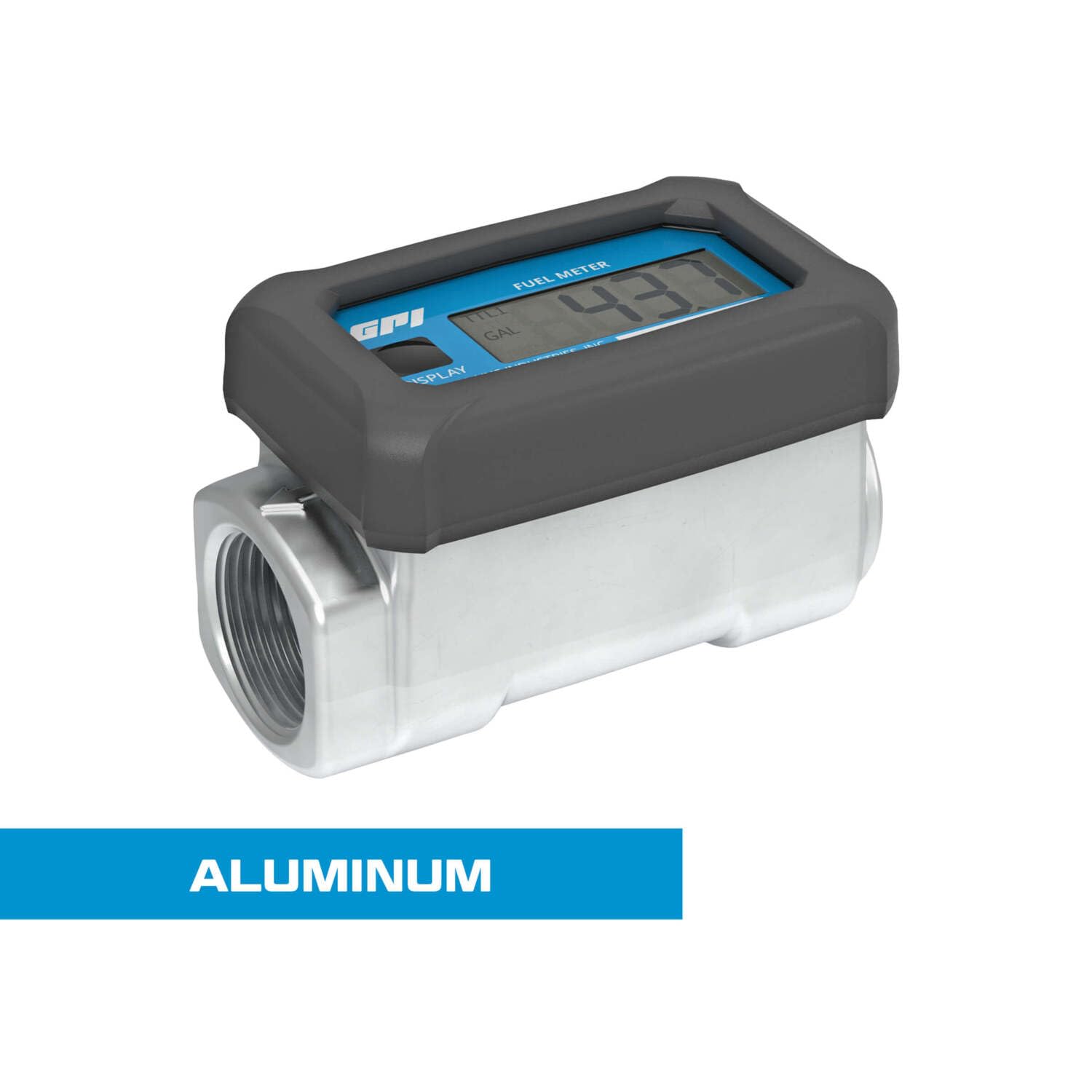 GPI 01A aluminum body provides sturdy construction for rugged tank use.