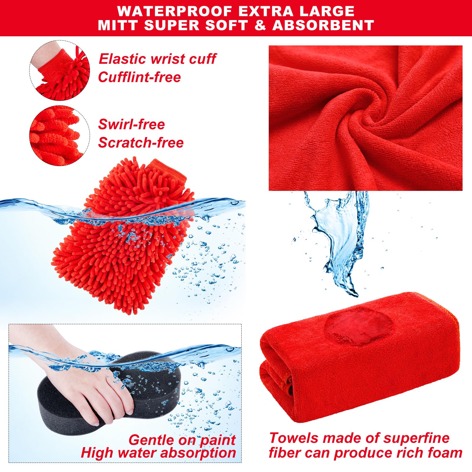 GPUSFAK wax applicator pads apply even coats