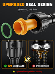 GPUTEK E1 controlled-flow nozzle enables clean, spill-free transfers