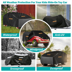 GRABADO car cover features reflective strips for better visibility in the evening.